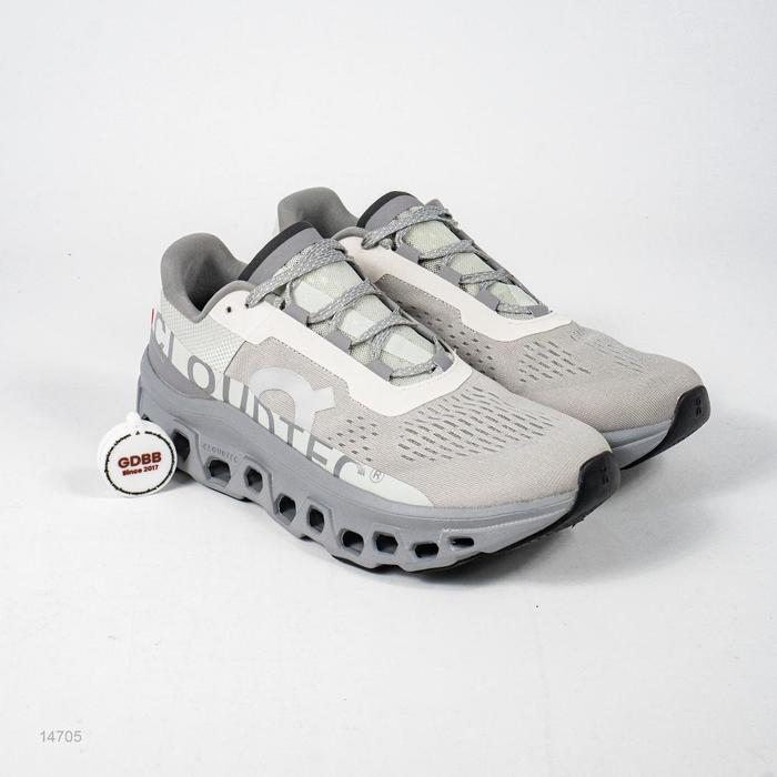 Gambar Sepatu On Running On Cloudmonster Ice Alloy Grey White Sneakers - 40 dari Gudang Bubu undefined Tokopedia