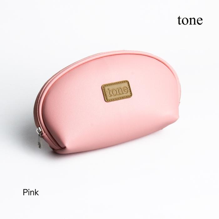 Gambar TONE Pouch Polos Lengkung | GIFT BAG | Dompet Make Up | Dompet travel kit | Tas Kosmetik - Pink dari Tone Official undefined Tokopedia