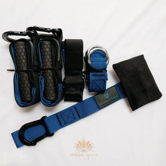 Gambar PRODUK TERLARIS TRX YOGA GYM FITNESS / TRX ALAT OLAHRAGA / ALAT FITNESS YOGA WORKOUT READYY - Biru dari zeccostorex undefined Tokopedia