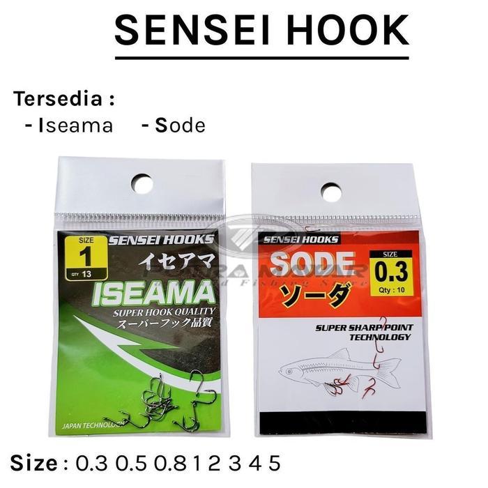 Gambar Sensei Hooks Iseama Sode Kail Mata Pancing Ultra Point High Carboon Hook Djarum Pancingan Warna Merah Hitam Biuat Mancing Wader Lele Nila Murah Super Tajam Kuat Berkualitas dari hagendir toko51 undefined Tokopedia