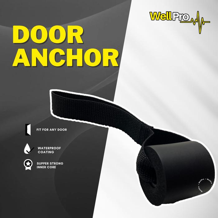 Gambar Set Door Anchor Handle Resistance Band Loop Band Pull Up Band - 1 Set Terlaris - Door anchort dari ballga undefined Tokopedia