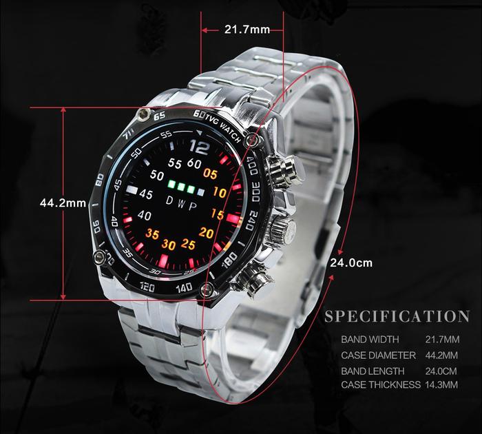 Sought-after Highlight New Luxury Tvg Mens Watch Stainless Steel Led Sport  Watches Casual Wrist Watch Clock Relogios Masculino Smart Choice