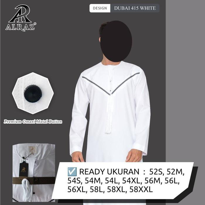 Gambar SALE TERMURAH GAMIS JUBAH PRIA ALRAZ OBLONG TANPA KERAH BAHAN KATUN MODEL IKAF LENGAN PANJANG READYY - Putih, 50M dari fashion 2025x undefined Tokopedia