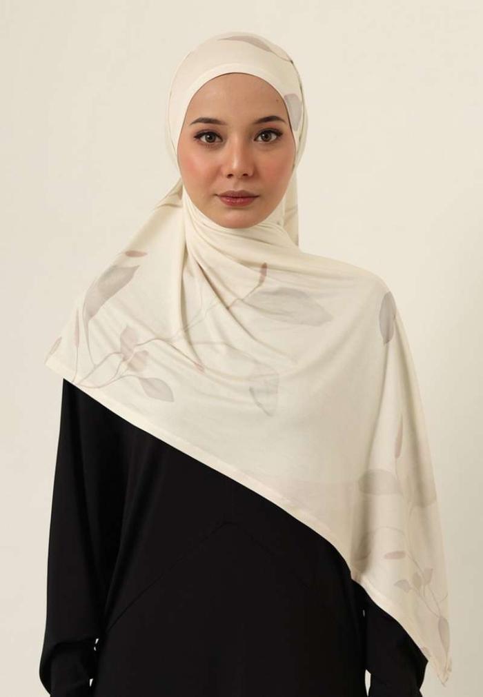 Gambar Hijab Pashmina Tencel Navier Flower Print C160224raja sarta - Flower Cream dari raja sarta undefined Tokopedia