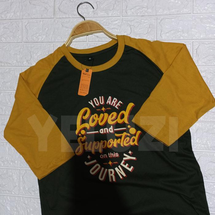 Gambar SN07 Kaos Raglan Baju Couple Keluarga Love and Journey Hijau Army Kuning Busuk - YELUZI dari MSBREWEC undefined Tokopedia