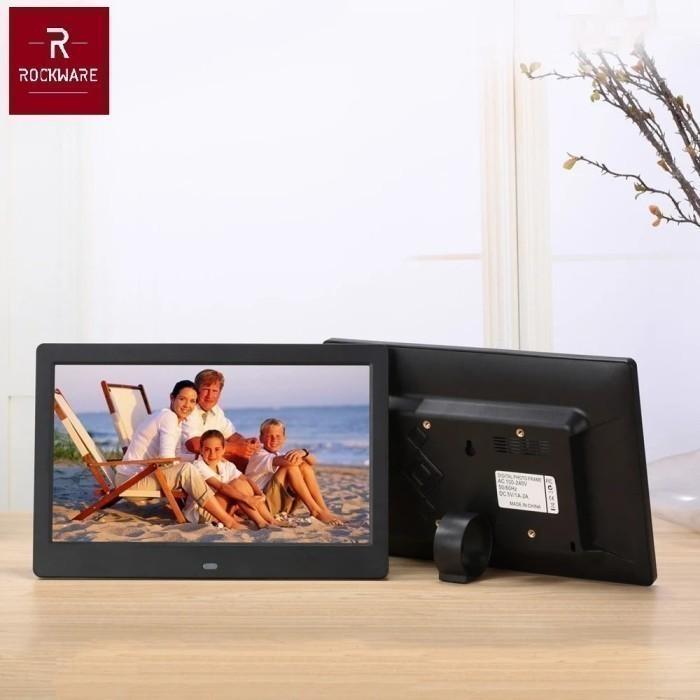 Gambar ROCKWARE RW-SJD1003 - 10 inch Digital Photo Frame - Frame Foto Digital - Hitam dari Tanaga Online Shop Kota Administrasi Jakarta Barat Tokopedia