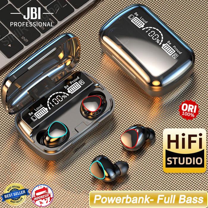 Gambar M10 Plus Powerbank 3500mAh TWS Bluetooth 5.1 Full Bass HiFi Stereo Sound Earphone Wireless Waterproof Super dengan Powerbank Noise Reduction Sports Headphone dari ulau manyelaundry51 undefined Tokopedia
