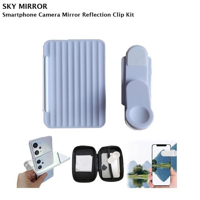 Gambar Smartphone Adjustable Mobile Camera Mirror Reflection Clip Kit - WHITE dari Tanaga Online Shop undefined Tokopedia