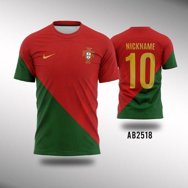 Gambar Jersey Sepakla Timnas Portugal World Cup 2022 Home Ab2518 Size S - Xxl dari Calypseo Stars undefined Tokopedia
