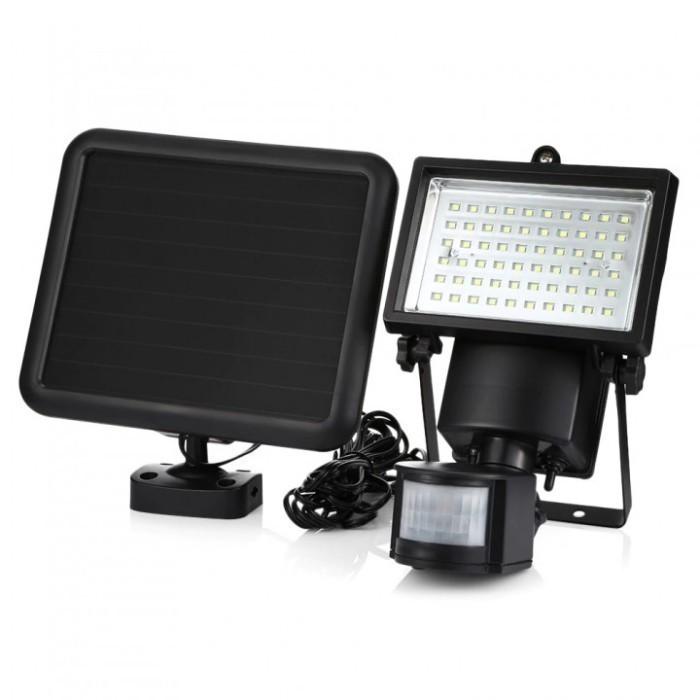 Gambar SL-60 - 615 Lumens Motion Sensor Solar 60 LED Outdoor Garden Light dari Kenza Angelica undefined Tokopedia