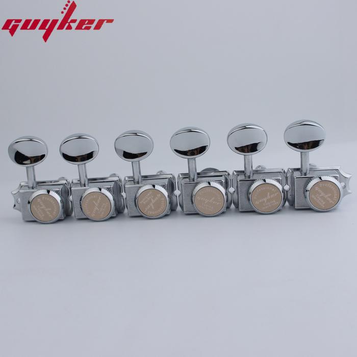 Gambar DHS Chrome/Nickel For ratio String Vintage Lock Machine Guitar Nut TL Gear Style ST Electric Tuners Tuning Heads Pegs 1:15 Guitar dari DOHAIN SHOP undefined Tokopedia