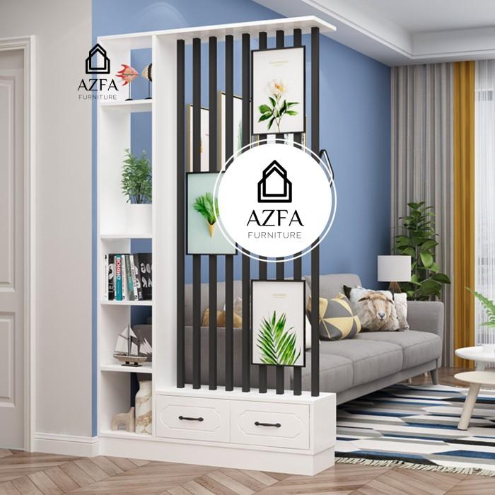 Gambar Partisi Ruangan Kayu Solid | Sekat Pembatas Ruangan | AZF.311 - 60 x 25 x 200 - 100 x 25 x 200 dari TAMAN LANGIT IND undefined Tokopedia
