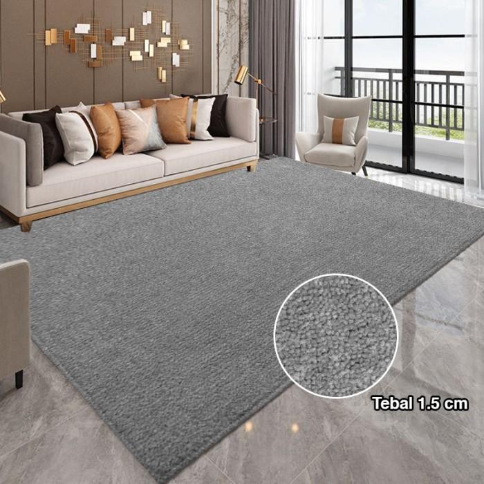 Jual Ningrat Karpet polos alas lantai minimalis anti slip tebal