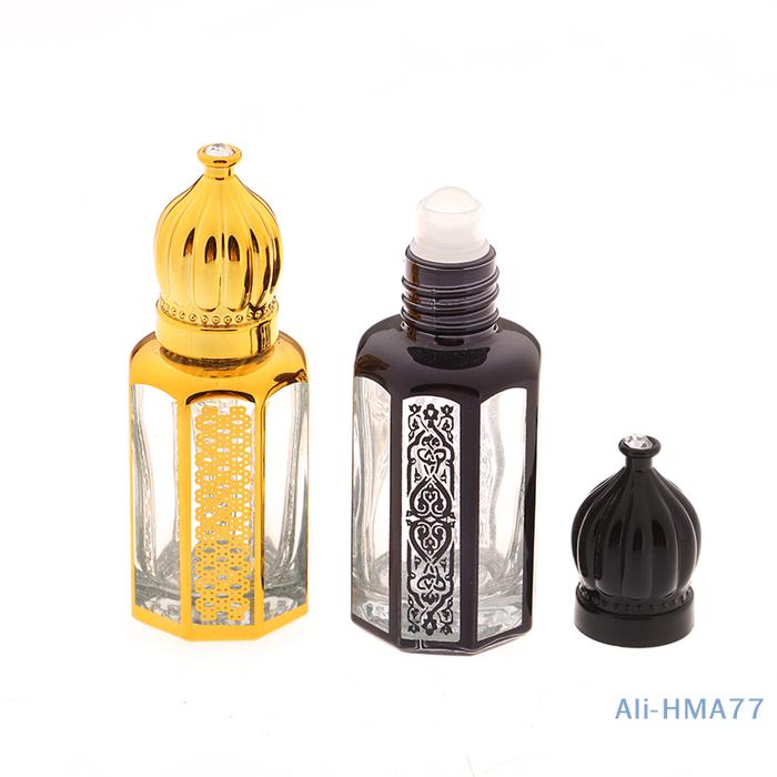 Jual 6/9/12ml portable glass roll on bottles for essential oil