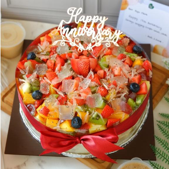Gambar (Langsung Diproses) Mixed Fruit Salad Cake - Link for Pre-Order 1-30 Hari / READY IN 3 HOURS* dari optimus-store undefined Tokopedia