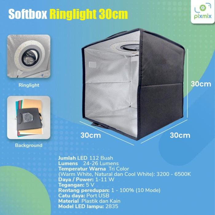 Gambar [Ready]PromoNew Mini Studio Photo Portable Light Box / Softbox Led Fotobox Termurah - PULUZ 30cm dari Arnanda studio undefined Tokopedia