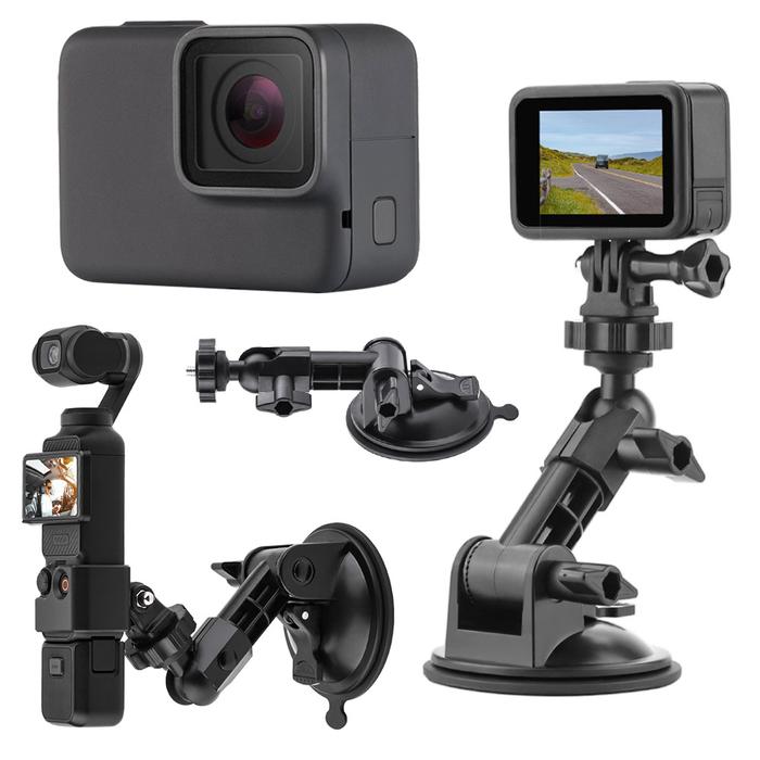 Jual Camera Car Bracket Suction Cup Stable Mount Holder for Pocket
