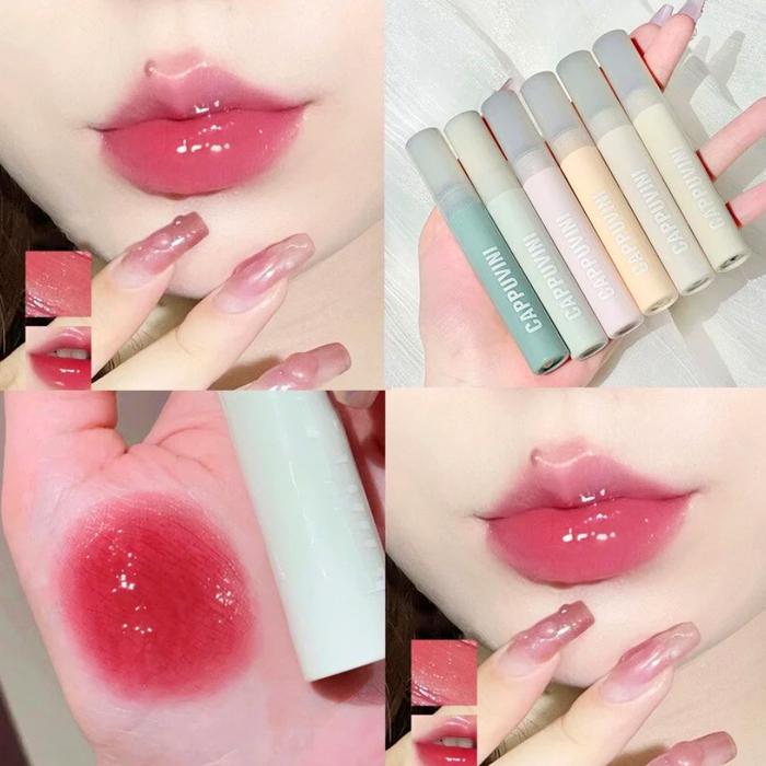 Gambar BPOM CAPPUVINI Nude Lipstik Light Lipstick Lip Glaze XX214 - #01 dari Mapol_store undefined Tokopedia