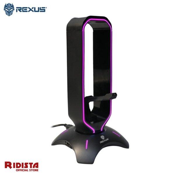 Jual Headset Stand Rexus Bungee J3 RGB with USB HUB Kota