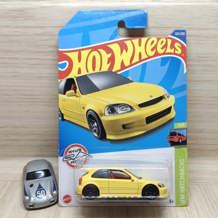 Gambar okeYuk-- hot wheels 99 honda civic type r ek9 kuning dari tkshr undefined Tokopedia