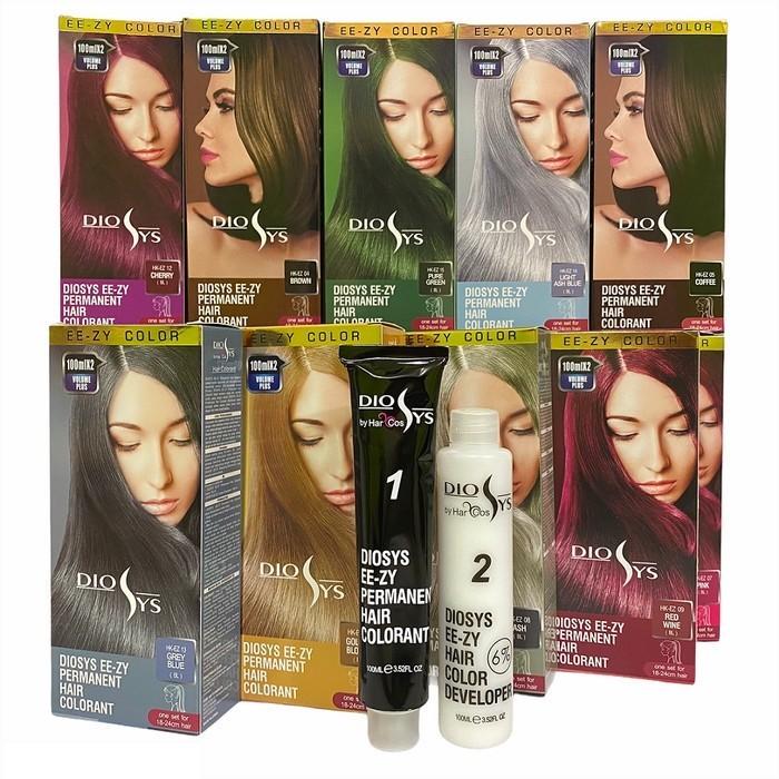 Gambar KAMIA - Diosys EE-ZY Permanent Hair Colorant 45ml - 15 PURE GREEN dari kamiabeauty undefined Tokopedia