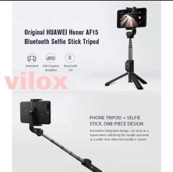 Tongsis Tongkat Selfie Stick Tripod Huawei Honor Bluetooth Original