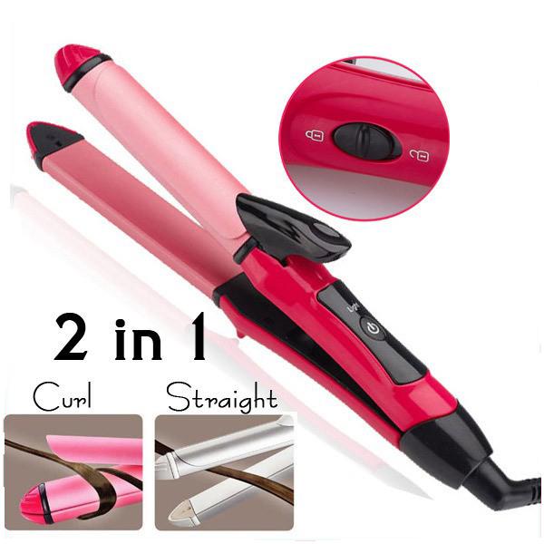 Gambar PinkGO - Catok Nova/ Sonar NHC-2009 / Catokan Rambut 2 in 1 Curly and Straight Nova 2009 / Catok Murah dari HELLENA666 undefined Tokopedia