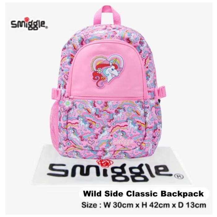 Gambar Tas Smiggle Tas Ransel Smiggle Tas Sekolah Tas Anak - Unicorn pink dari prastation undefined Tokopedia