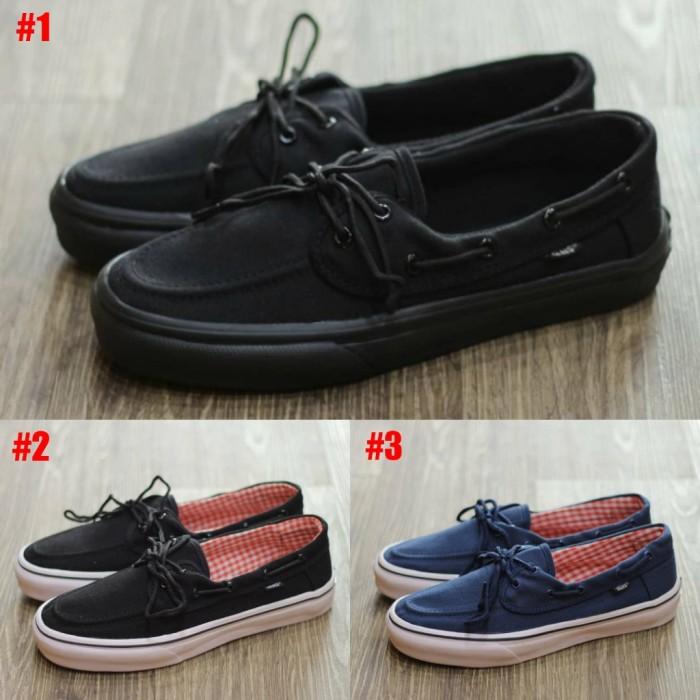 Jual TERLARIS SEPATU VANS SLIP-ON TALI ZAPATO PREMIUM PRIA DAN