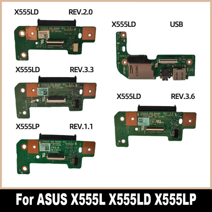 Yns Asus X555l X555ld X555lp Laptop Hdd Hard Disk Drive Audio Usb Board  X555ld Rev20 31 33 36 Version Tested High Quality