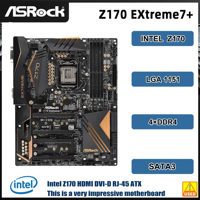 Jual ASRock Z170 Motherboard Z170 EXtreme7+ LGA 115 Intel Z170