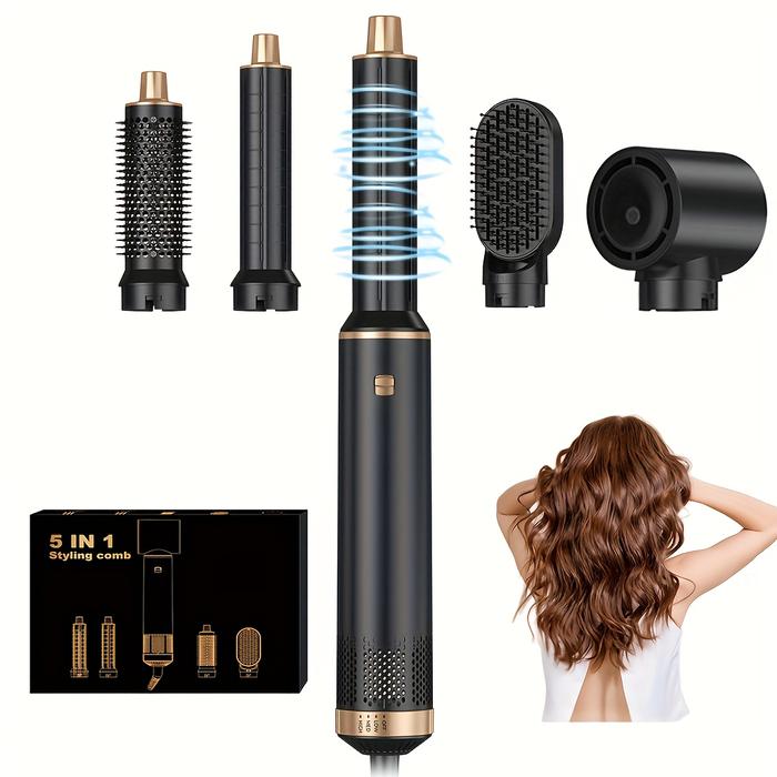 Hair Dryer In Electric Comb Negative Ion Straightener Comb Curling Iron  Detachable Multifunctional Heating Brush Hair Dryer