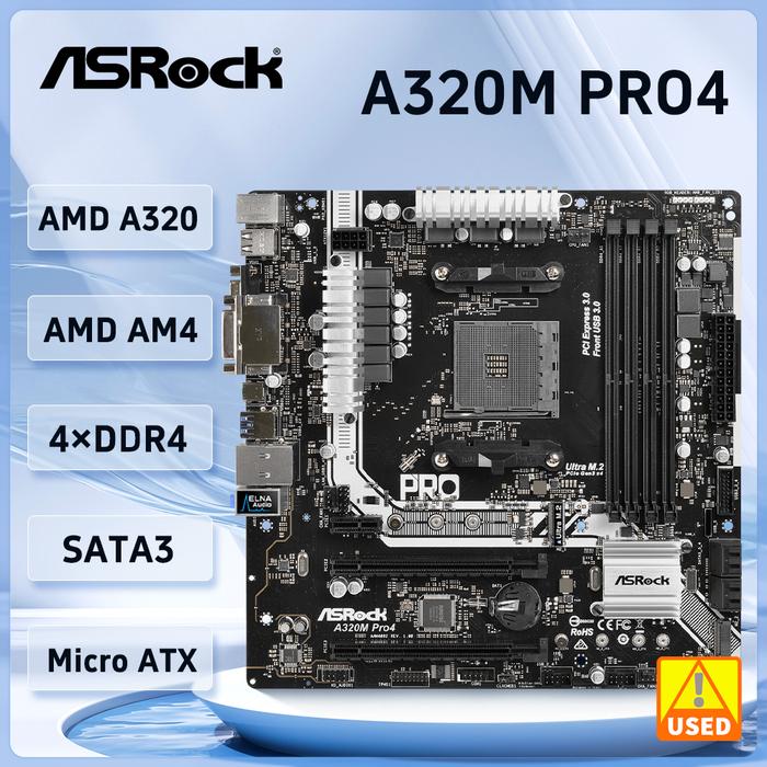 Asrock A320m A320 Motherboard Bluetooth Jual ASROCK A320M Pro4