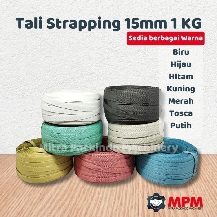 Gambar Tali strapping band 15mm 1kg / Tali Straping 15 mm Plastik Ikat Barang - 15mm, 1KgRANDOM dari Mitra Packindo Machinery undefined Tokopedia