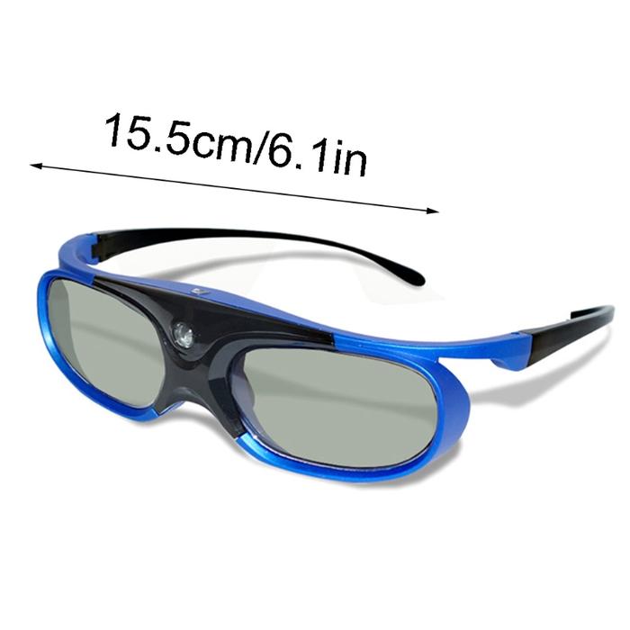 Jual 3D Glasses Active Shutter Rechargeable Eyewear for DLP-Link