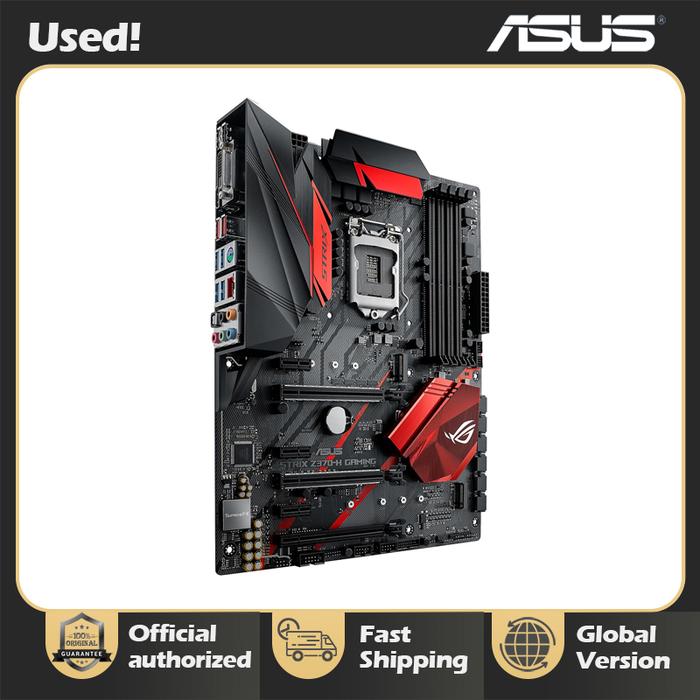 Asus Rog Strix Z370-h Gaming Desktop Intel Z370 Z370m Ddr4 Motherboard Lga  1151 Usb30 Sata3
