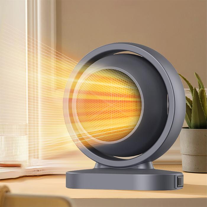 Ceramic Heater Smart Room Heater 2ft H White Digital PTC Ceramic Heater  With Remote Control