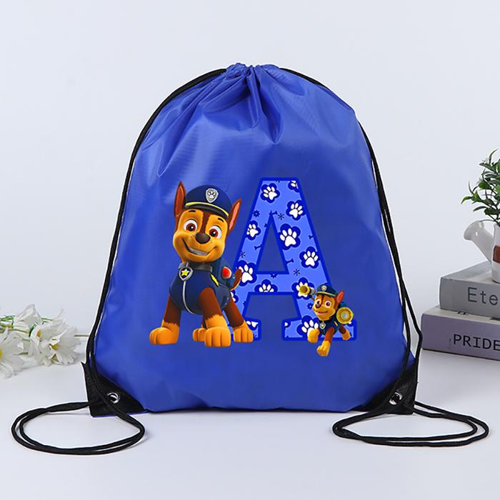 Jual PAW Patrols Children Draw String Backpack Chase Anime Printed