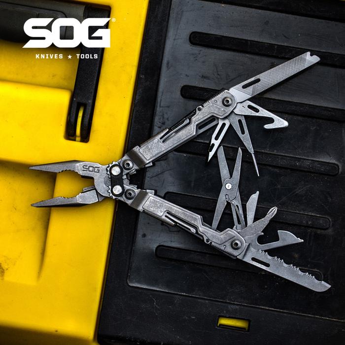 Gambar SOG 18 in 1 PowerPint Multi-Tool Pliers Mini EDC Fishing Folding Hand Tools Outdoor Survival Camping Equipments- PP1001/1002-CP dari AKSESORIS JEPIT TRRRBARRRU undefined Tokopedia