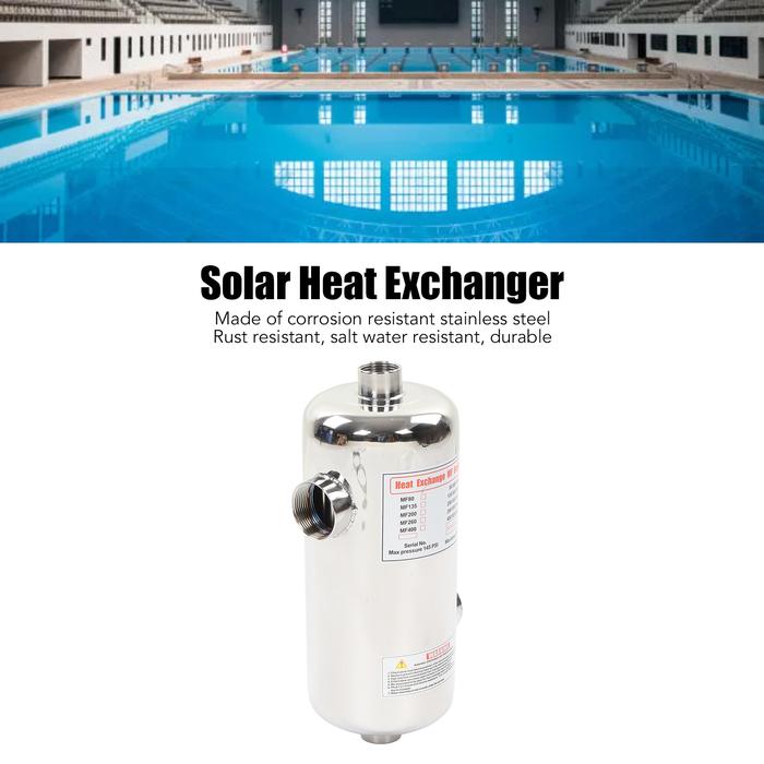 Jual 40KW Stainless Steel Pool Heat Exchanger, Salt Water