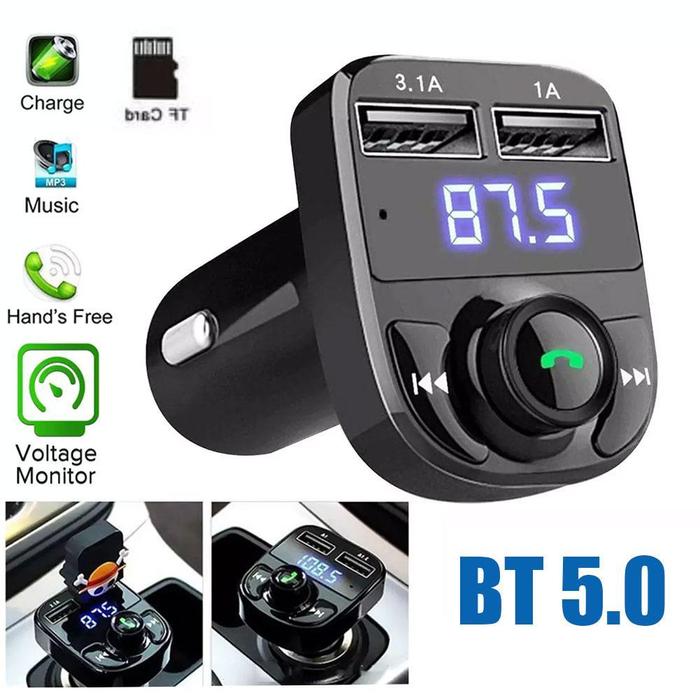 Jual Car Charger Wireless Bluetooth FM Transmitter Hands-Free