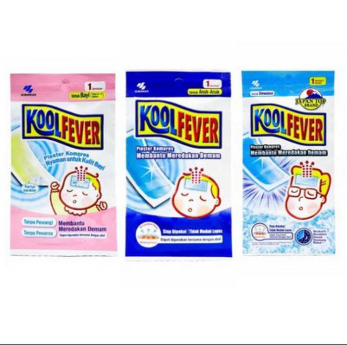 Gambar 10 Pcs Kool Fever Cool Fever Plester Kompres Demam Bayi Anak Dewasa Ekonomis Cooling Patch Demam Koolfever Gel Kompres Bayi Byebye Fever D3V!! dari Kizarushop21 undefined Tokopedia