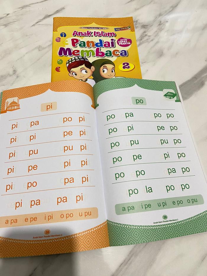 Gambar LATIHAN MEMBACA DAN MENULIS HURUF & ANGKA HIJAIYAH | BUKU AKTIVITAS ANAK TK - PANDAI MEMBACA2 dari Terrabookstore undefined Tokopedia
