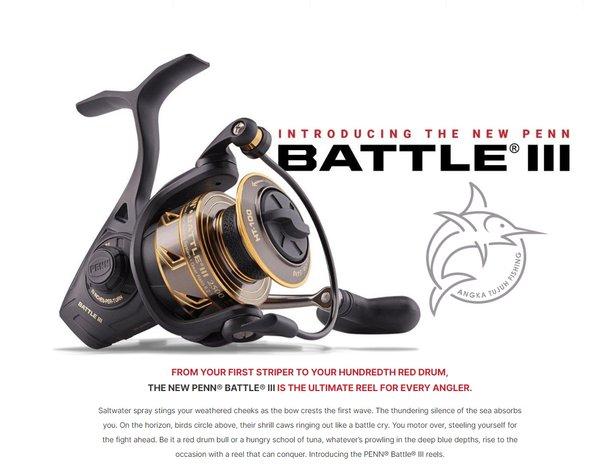 Jual PENN BATTLE III 3000 4000 5000 6000 8000 REEL PANCING Diskon
