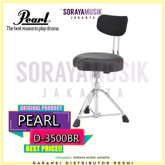 Gambar Promo !!! New !!! Pearl D-3500Br D3500Br Roadster Drum Throne Multi-Core Saddle Seat Ready Kak dari Harmonicca Store undefined Tokopedia
