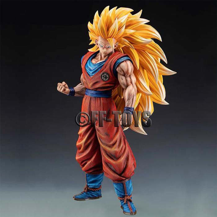 Jual NEW Dragon Ball Z Son Goku SSJ3 Figure Super Saiyan Goku