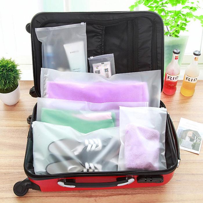 Jual 10Pcs Travel Transparent Clothes Storage Bags Vacuum Bags