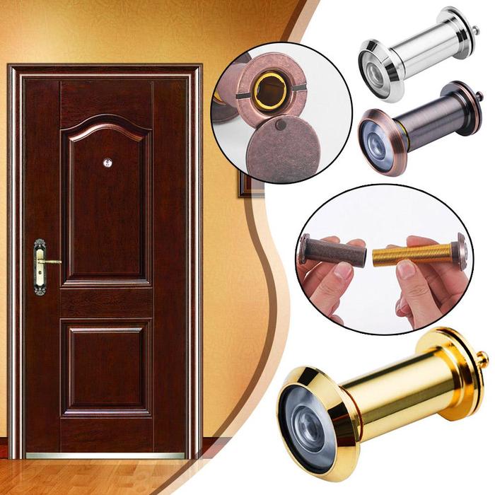 Gambar 16MM Diameter Smallest V380 Mini WiFi Peephole Security ONVIF Cat P2P Door vision wide-angle H.265 Cam eye Camera infrared A0V9 dari Ulpaz Store undefined Tokopedia