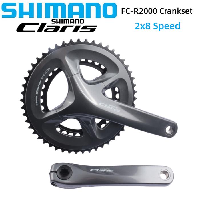 Jual SHIMANO CLARIS R2000 Crankset 2x8 Speed FC-R2000 2-PIECE