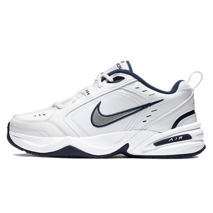 Nike Air Monarch Iv Black White Walking Outdoor Sneakers Casual Sports Shoe  Womens Mens Running Shoe